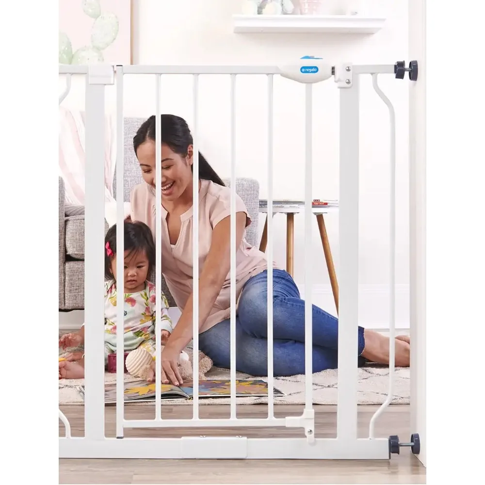 Baby Gate Extra Wide - Mode extra breed babyhekje metaal uitbreidbaar