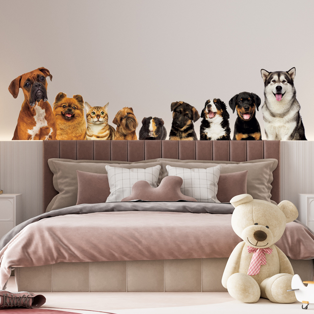 Baby Nursery Wallpaper - C30 #9 Schattige Katten En Honden