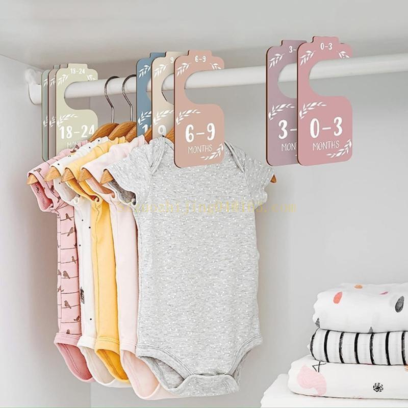 Baby Nursery Wardrobe - Set van 8 babykast houten verdelers