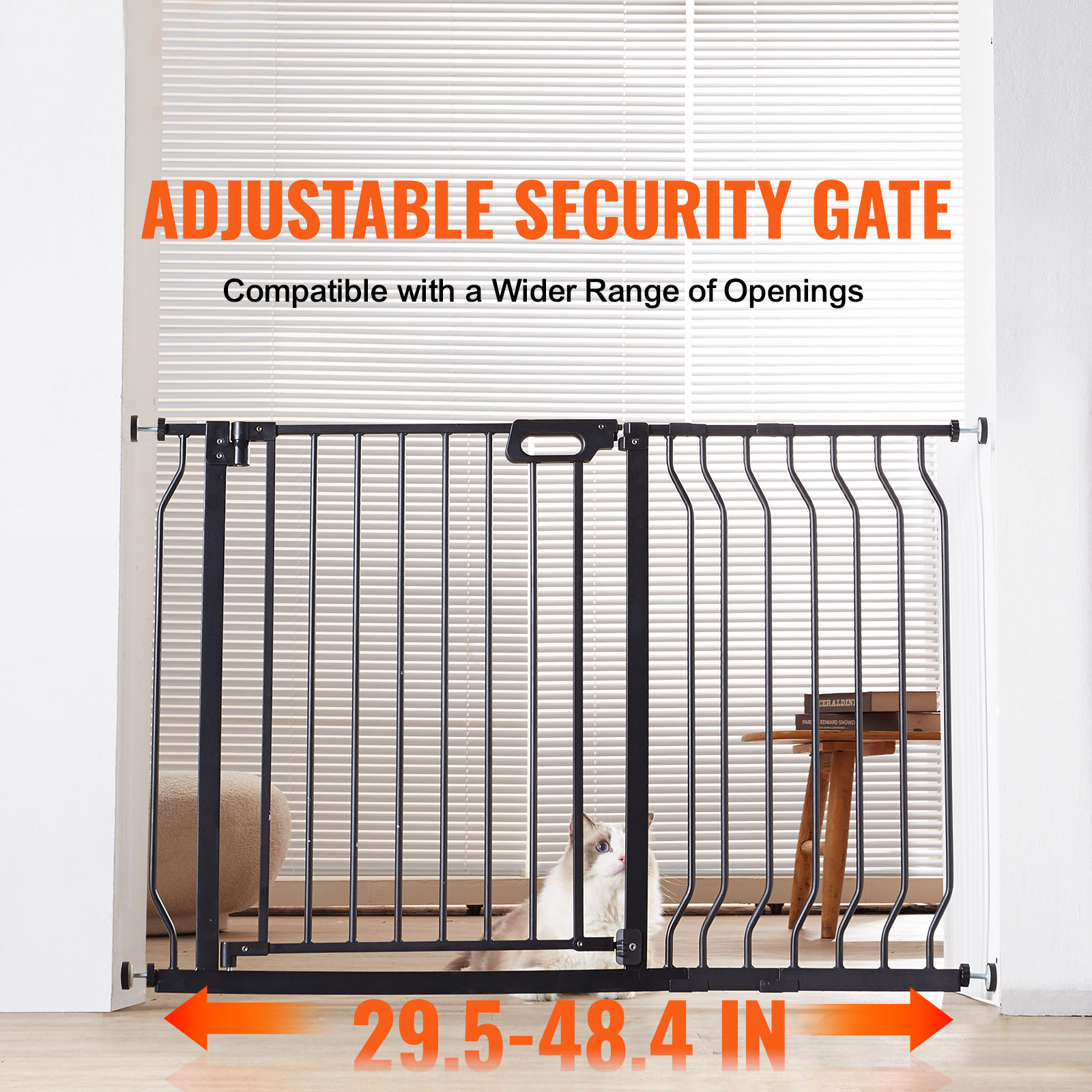 Baby Gate Extra Wide - Babyhek, 75-118 cm extra breed, 76
