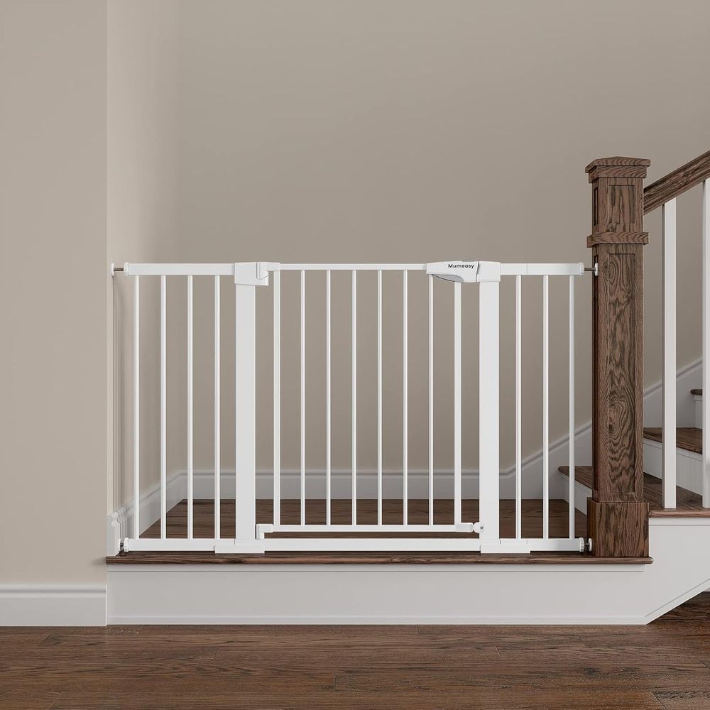 Baby Gate Extra Wide - Babyhek extra breed, 75-130 cm, aan