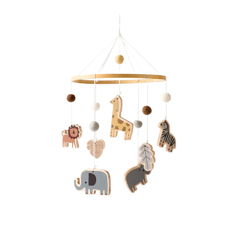 Baby Nursery Jungle Animals - X18A-babymobiel voor wieg - Jungle Animals
