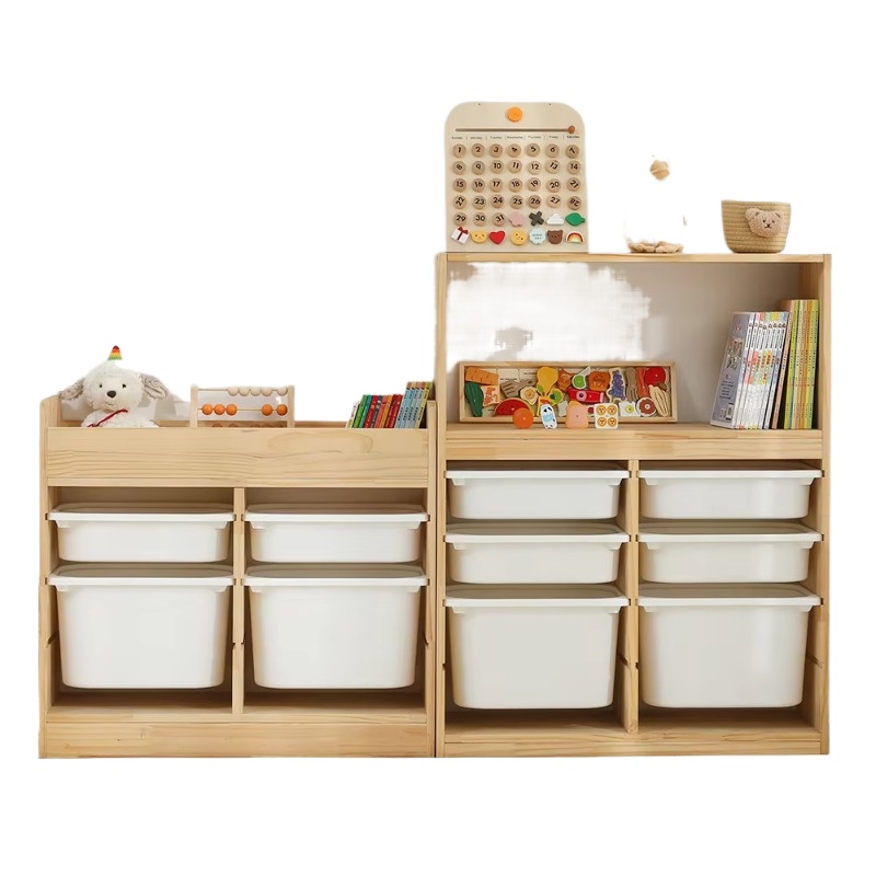 Baby Nursery Bookshelf - Kinderspeelgoedkluis woonkamer baby speelgoed opslag decoratie
