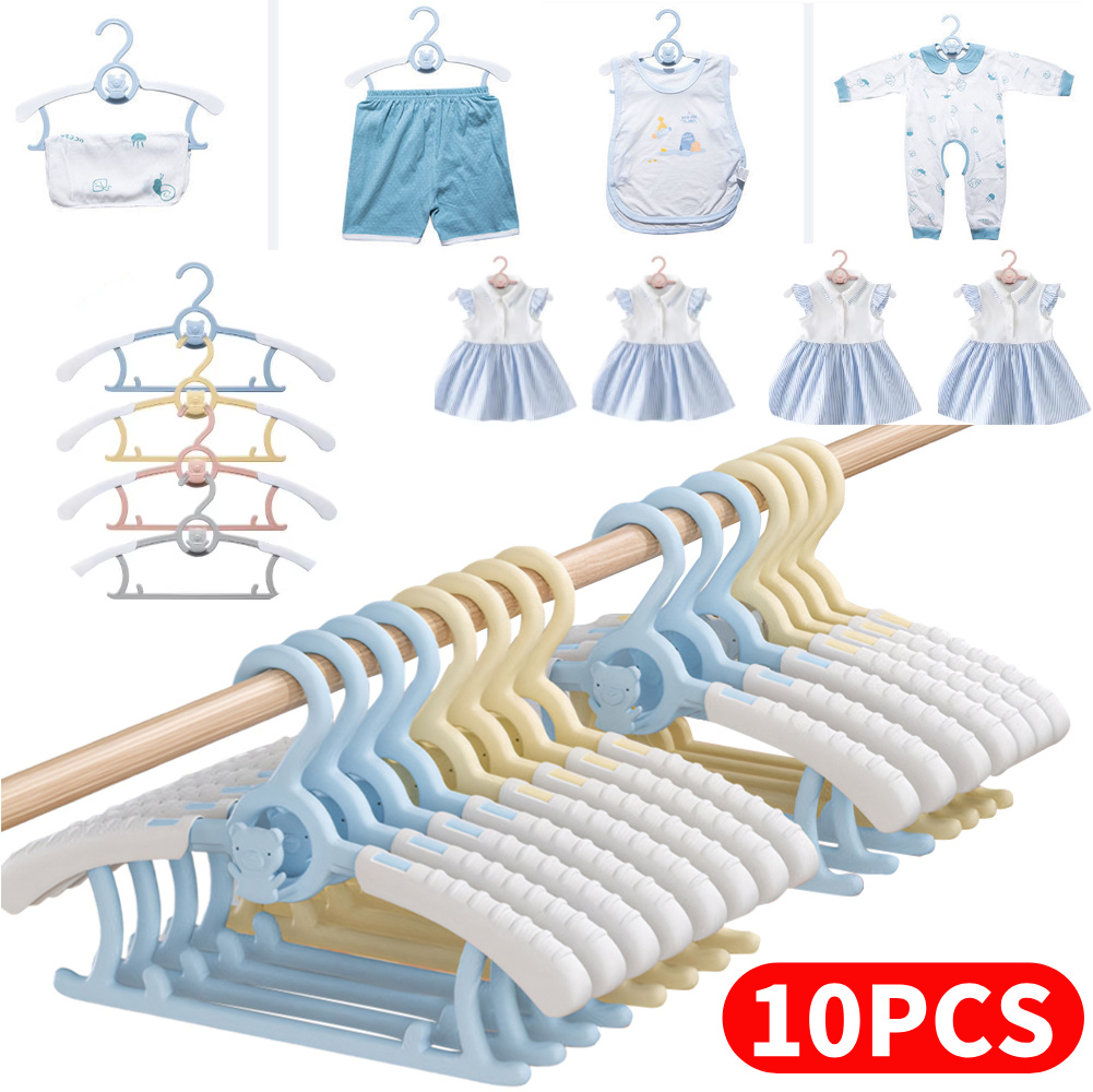Baby Nursery Uniform - 10 stuks uitschuifbare babykamer kasthanger kinderkleding