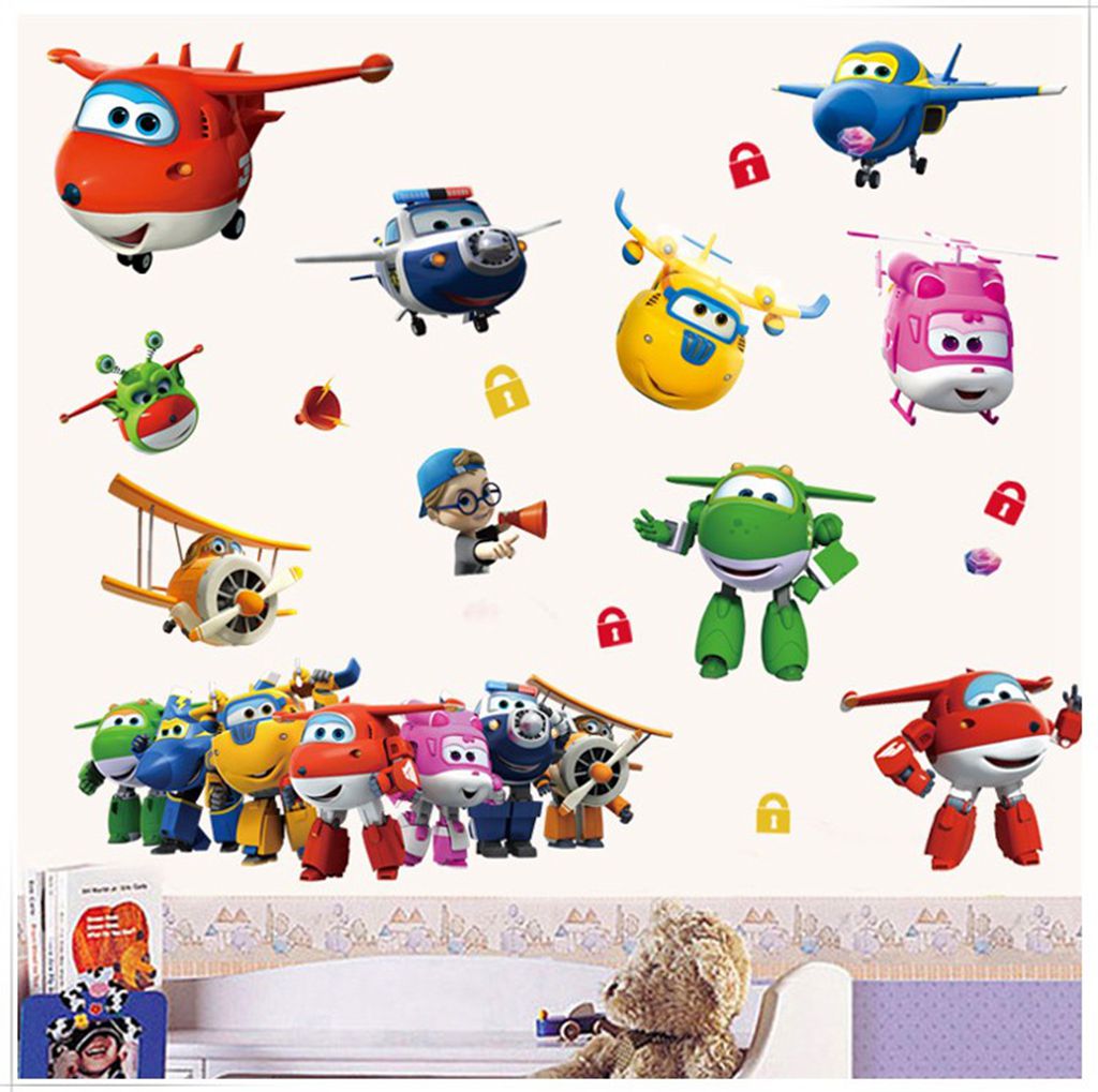 Hot Cartoon Super Vleugels Ver - Baby Nursery Wall Stickers recensie en prijs