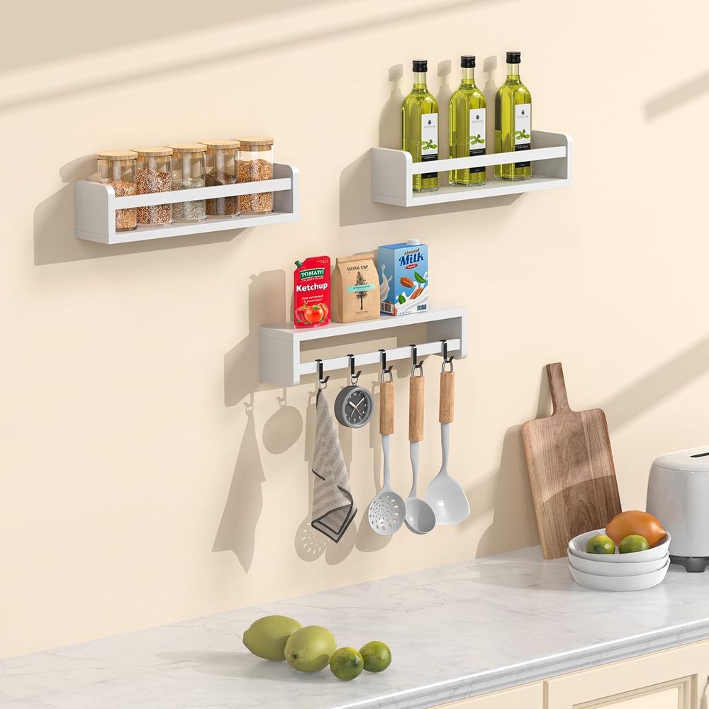 Witte houten boekenplankset vo - Baby Nursery Bookshelf recensie en prijs