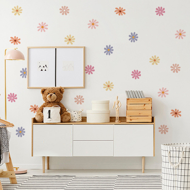 Daisy Floral muurstickers kind - Baby Nursery Peel And Stick Wallpaper recensie en prijs