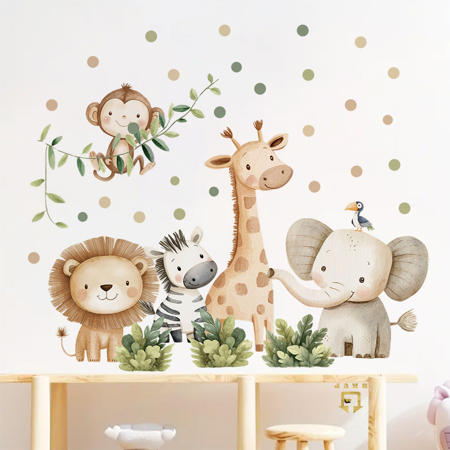 Boho bosdieren muurstickers vo - Baby Nursery Panelling recensie en prijs