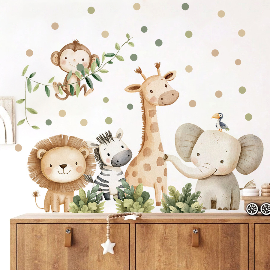 Boho bosdieren muurstickers vo - Baby Nursery Panelling recensie en prijs