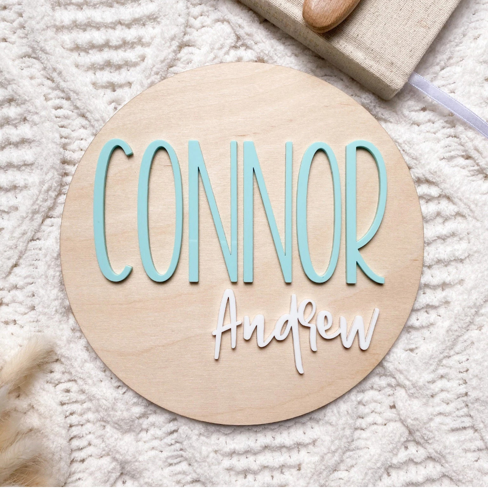 Gepersonaliseerde geboorteaank - Baby Nursery Baby recensie en prijs