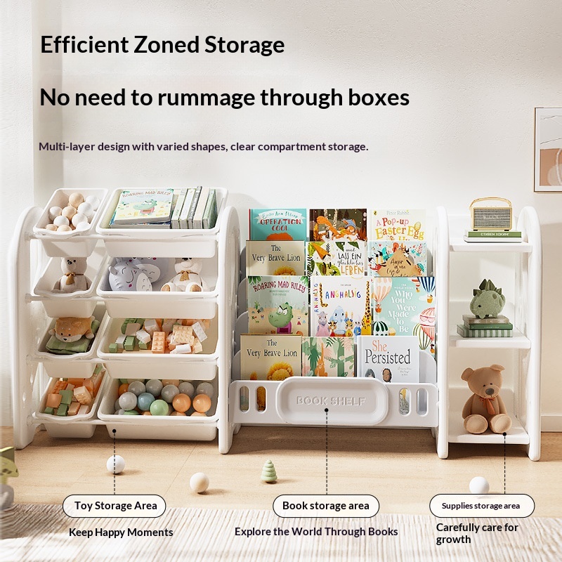 Opbergrek voor kinderspeelgoed - Baby Nursery Bookshelf recensie en prijs