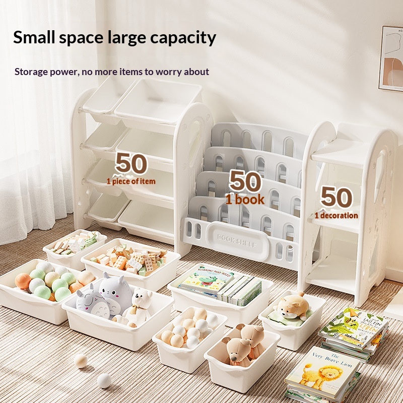 Opbergrek voor kinderspeelgoed - Baby Nursery Bookshelf recensie en prijs