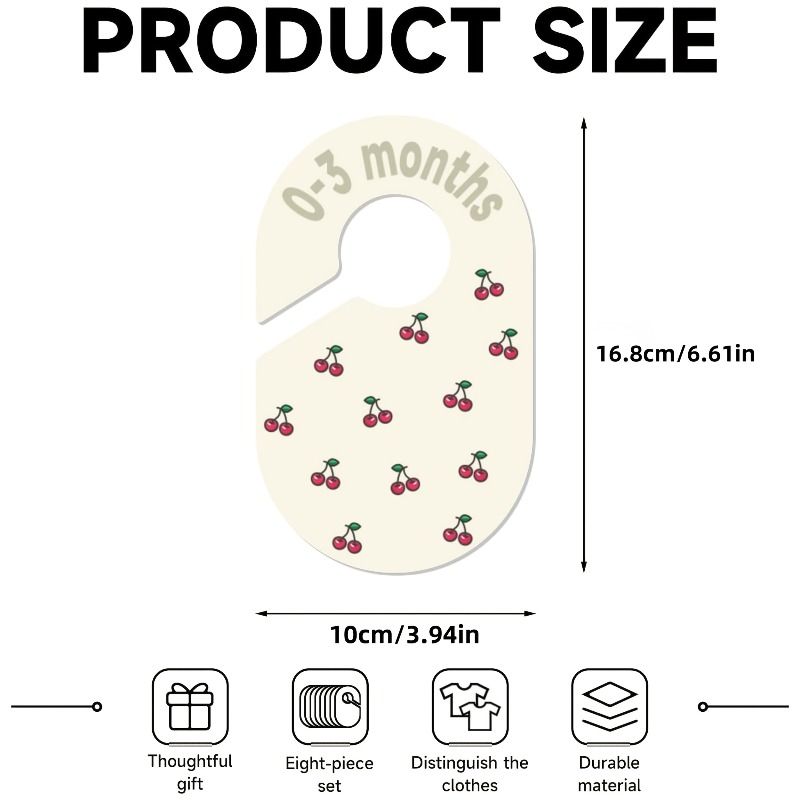 8 Stuks Baby Closet Dividers K - Baby Nursery Wardrobe recensie en prijs