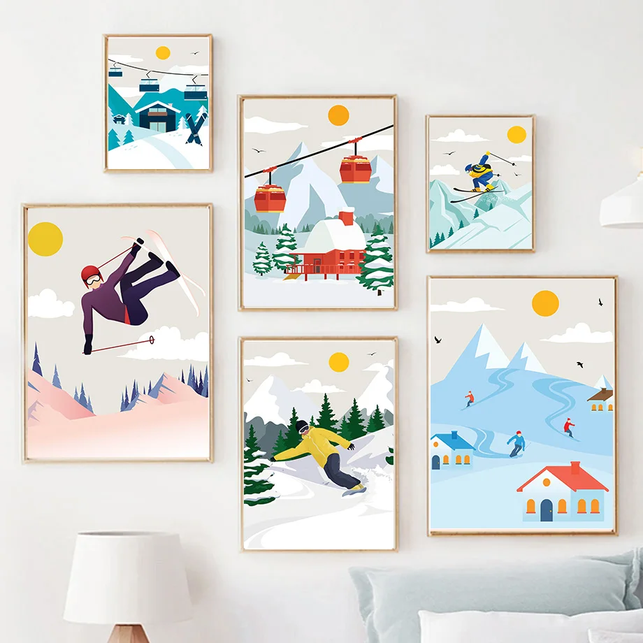 Minimalistische Snow Mountain  - Baby Nursery Themes Boy recensie en prijs