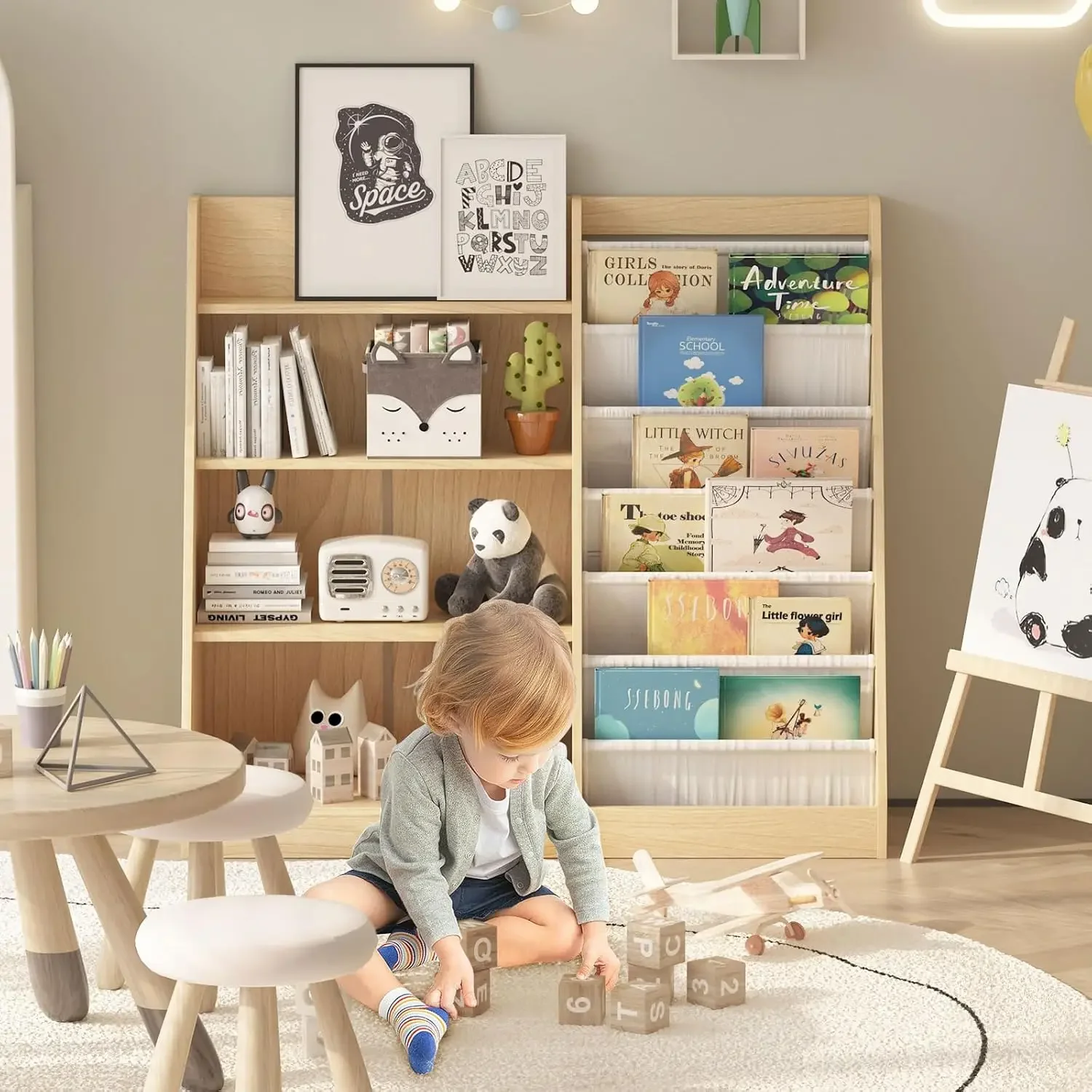 4-laags kinderboekenplank baby - Baby Nursery Bookshelf recensie en prijs