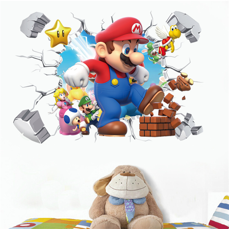 3D Cartoon Anime Game Characte - Baby Nursery Wall Stickers recensie en prijs