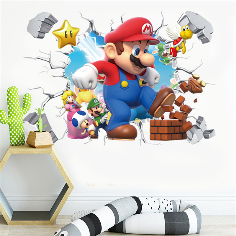 3D Cartoon Anime Game Characte - Baby Nursery Wall Stickers recensie en prijs