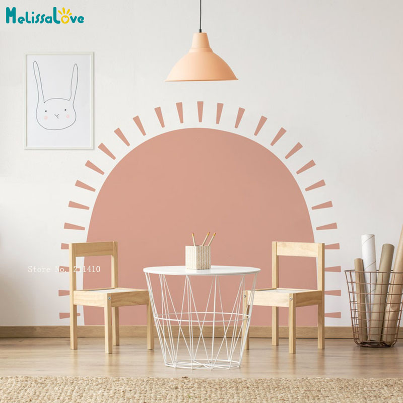 Half Zon Boho Muurstickers Abs - Baby Nursery Wall Stickers recensie en prijs