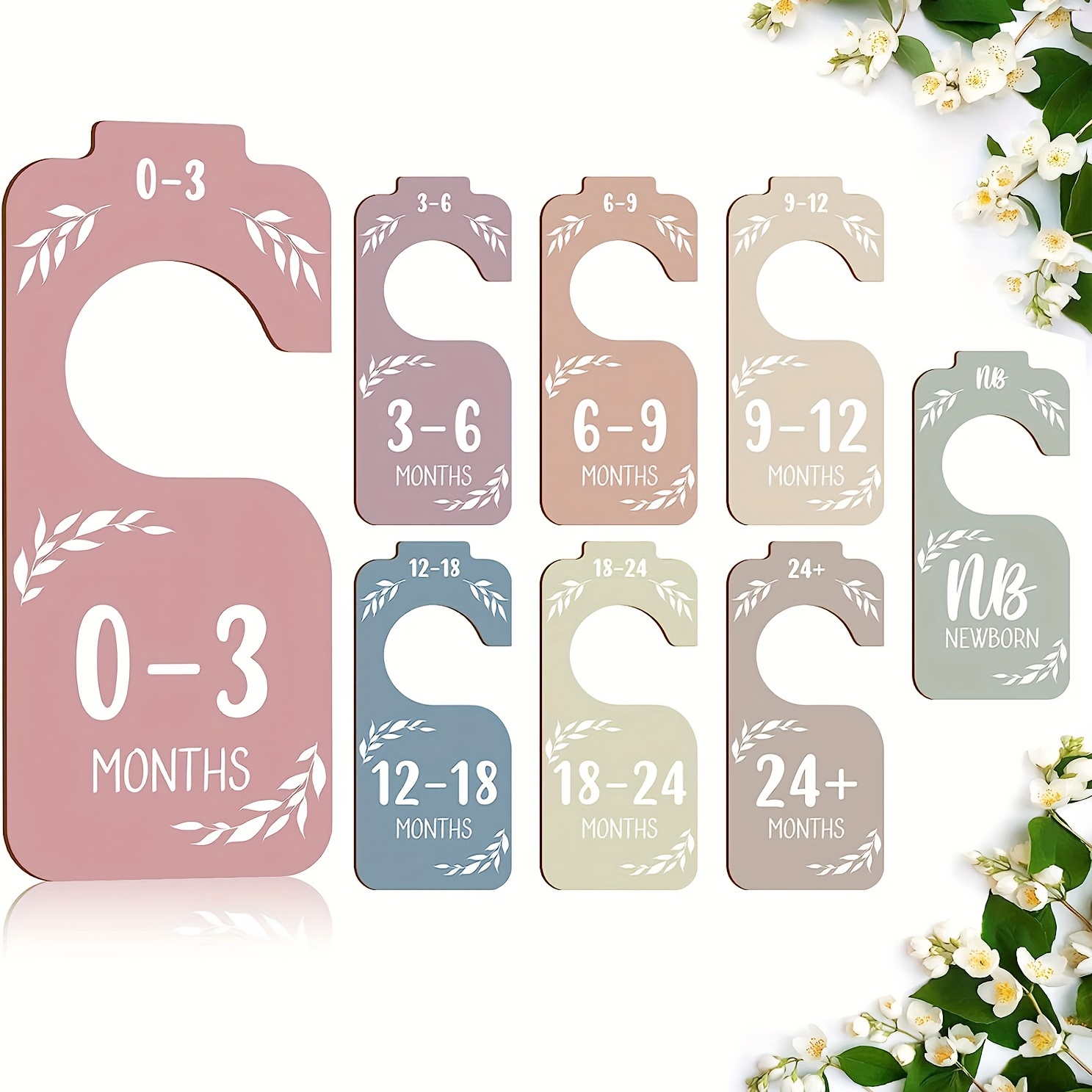 8 stuks houten babykastverdele - Baby Nursery Wardrobe recensie en prijs