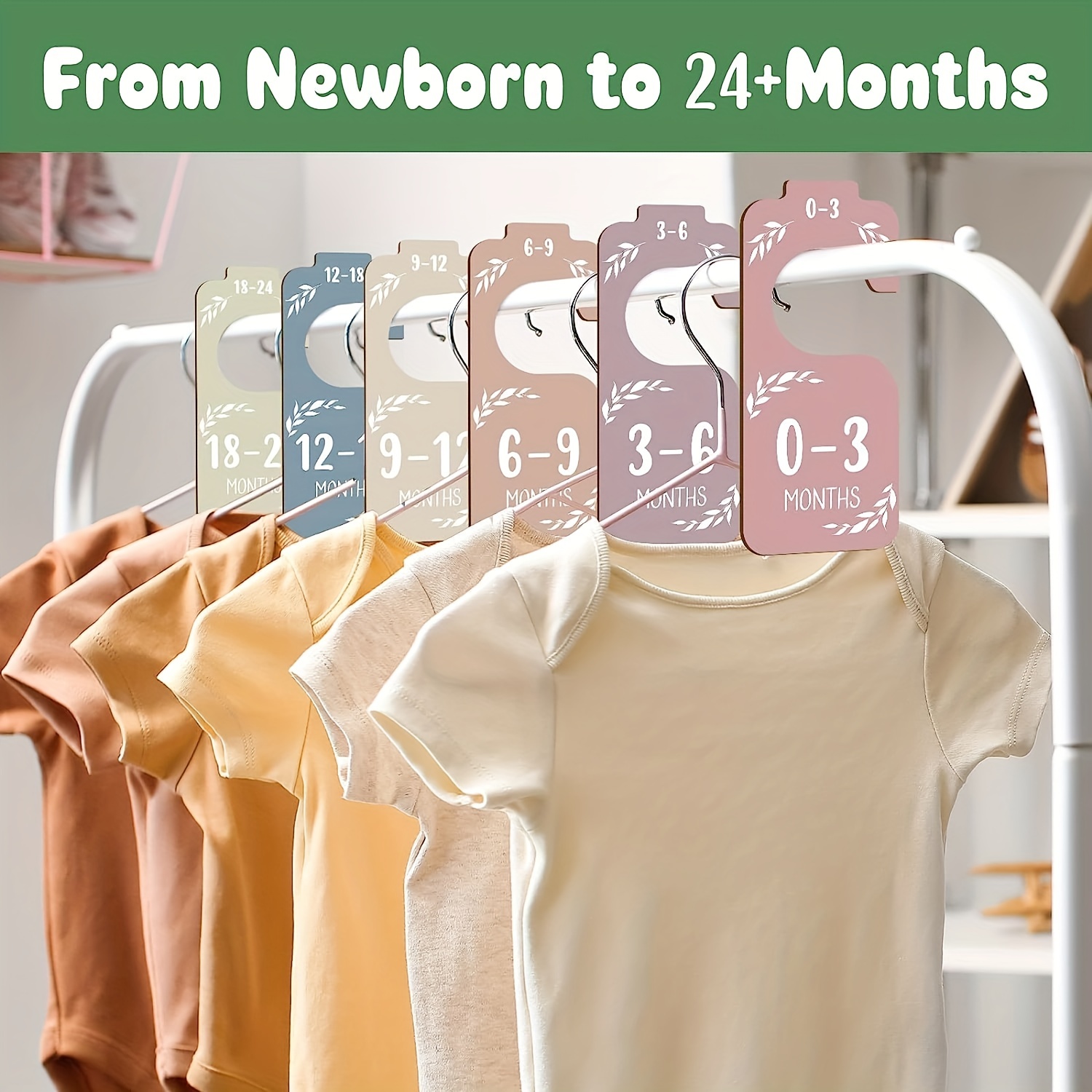 8 stuks houten babykastverdele - Baby Nursery Wardrobe recensie en prijs