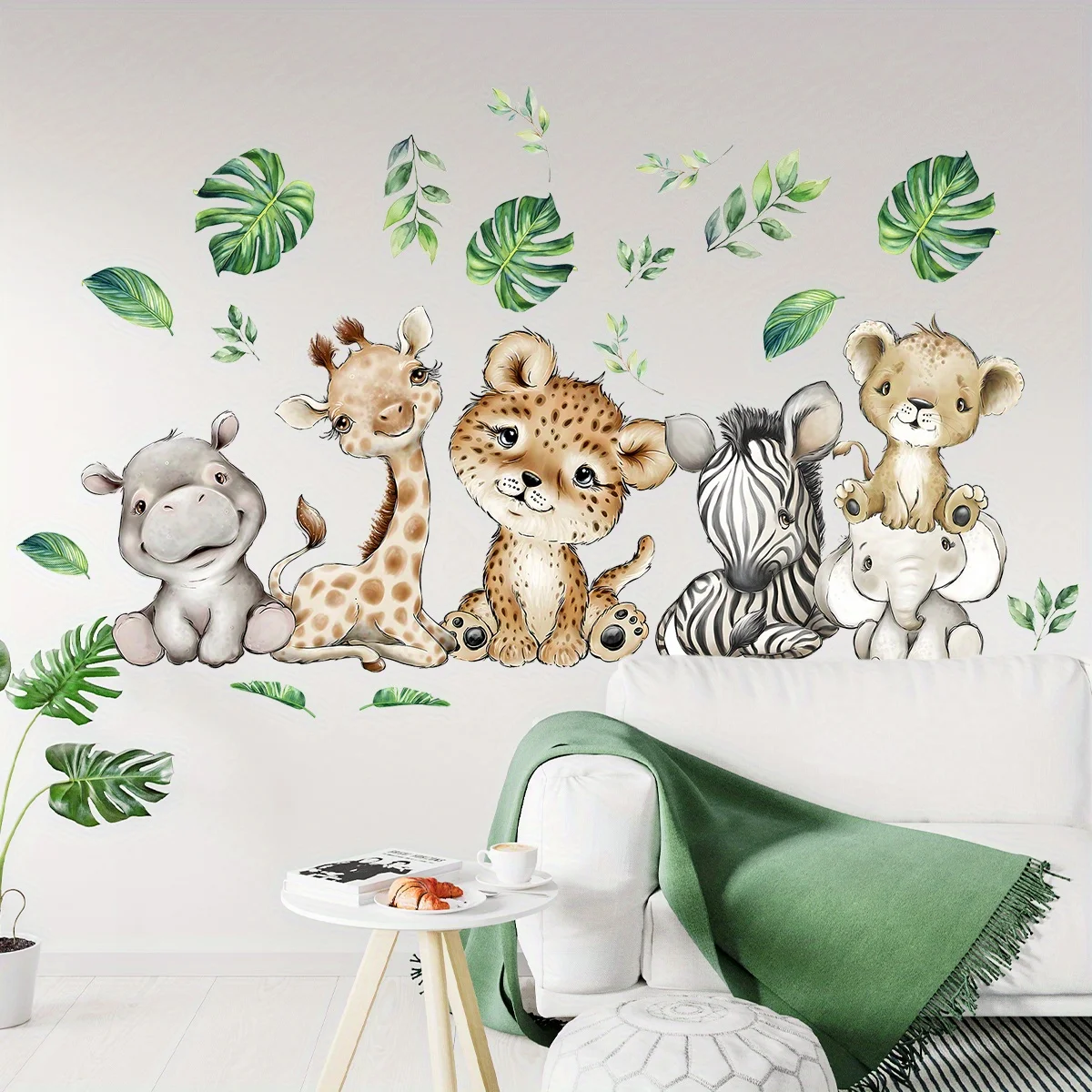 1PC Cartoon Leuke Nijlpaard Ti - Baby Nursery Wall Stickers recensie en prijs
