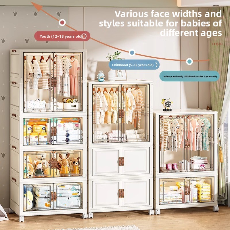 Opbergkast voor babykleding, s - Baby Nursery Wardrobe recensie en prijs