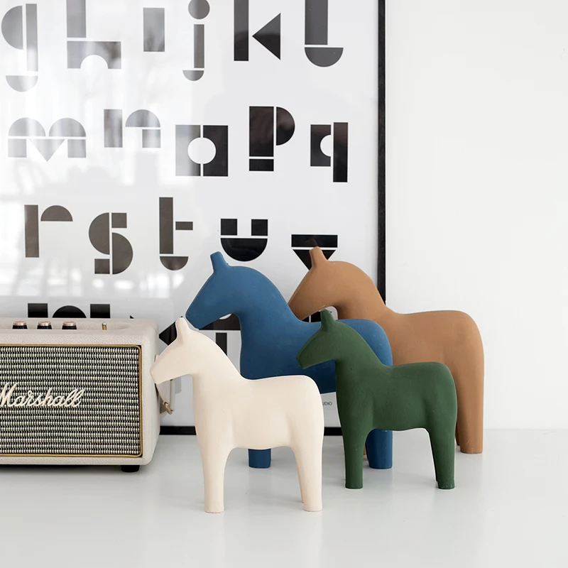 Noordse houten paardenornament - Baby Nursery Table recensie en prijs