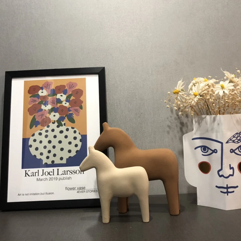 Noordse houten paardenornament - Baby Nursery Table recensie en prijs