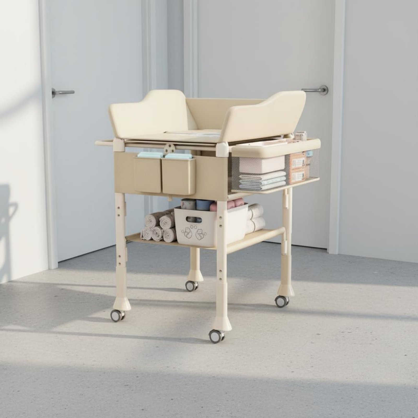 Babybad en verschoningskussen  - Baby Nursery Table recensie en prijs