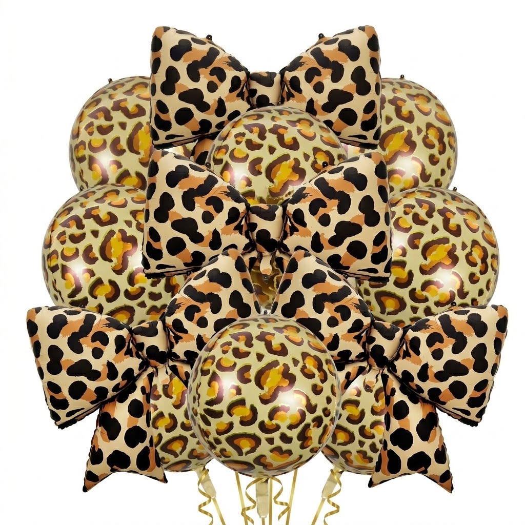 Reuze luipaardprint strik matt - Baby Nursery Jungle Theme recensie en prijs
