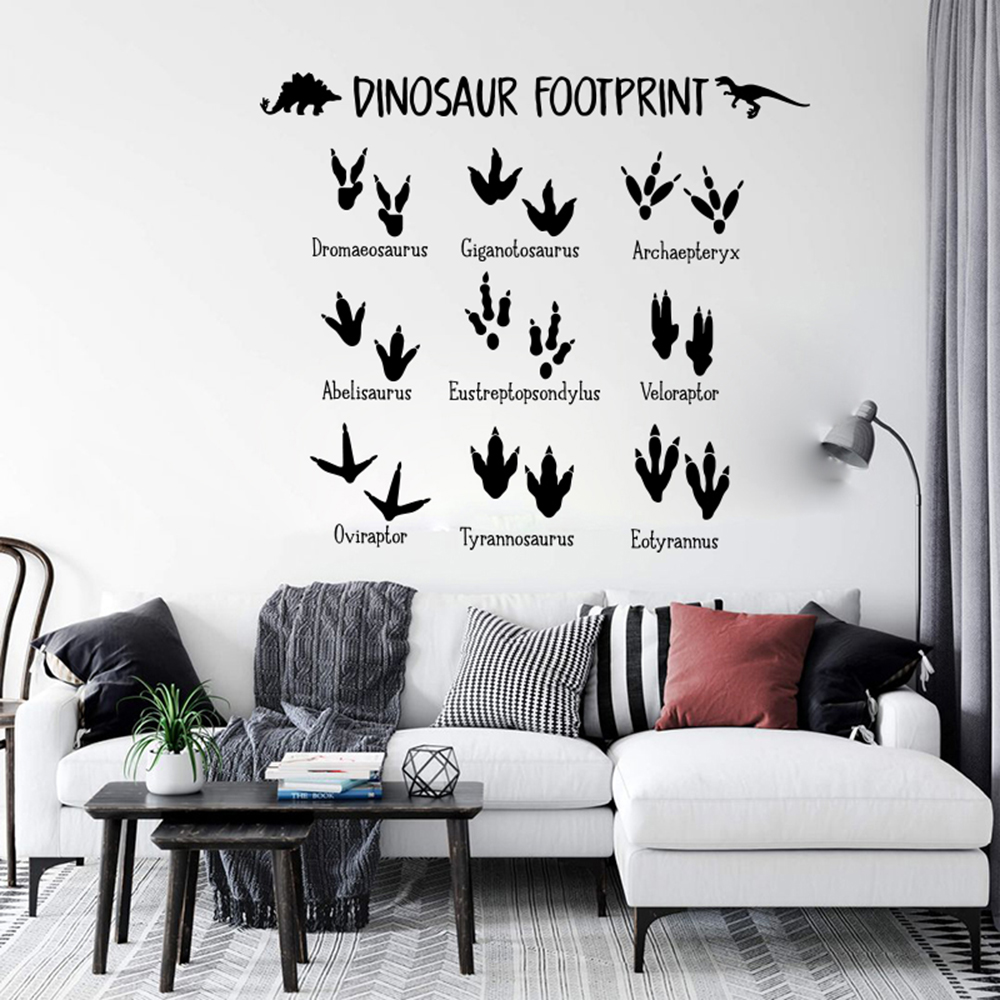 Cartoon dinosaurus voetafdruk  - Baby Nursery Panelling recensie en prijs