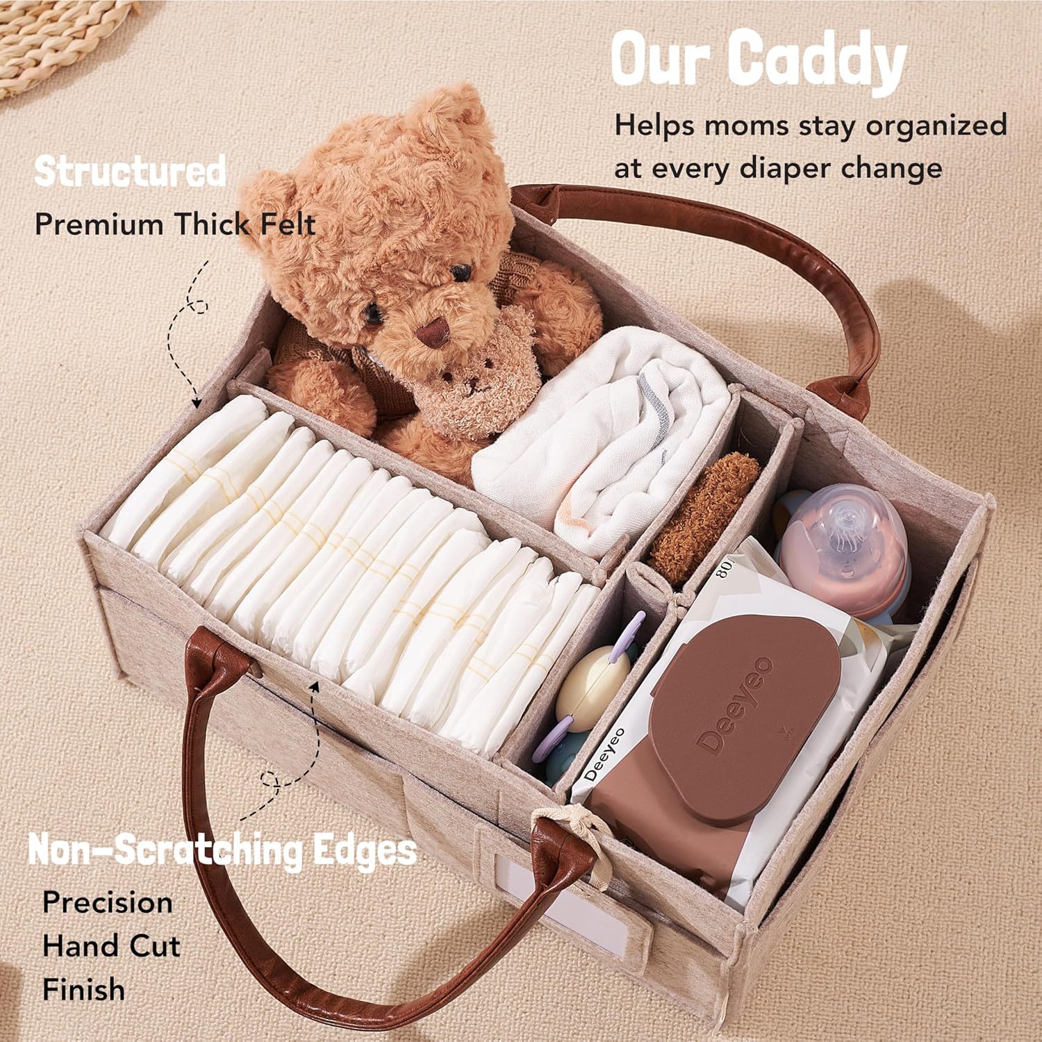 Baby Felt Opbergmandje voor de - Baby Nursery Organization Ideas recensie en prijs