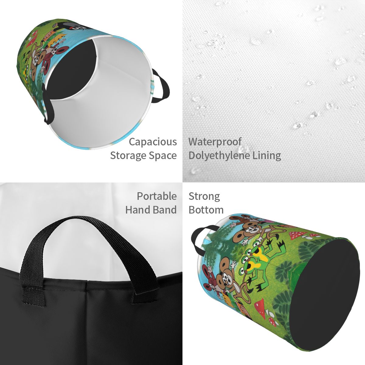 Happy Mole Wasmand Opvouwbare  - Baby Nursery Items recensie en prijs