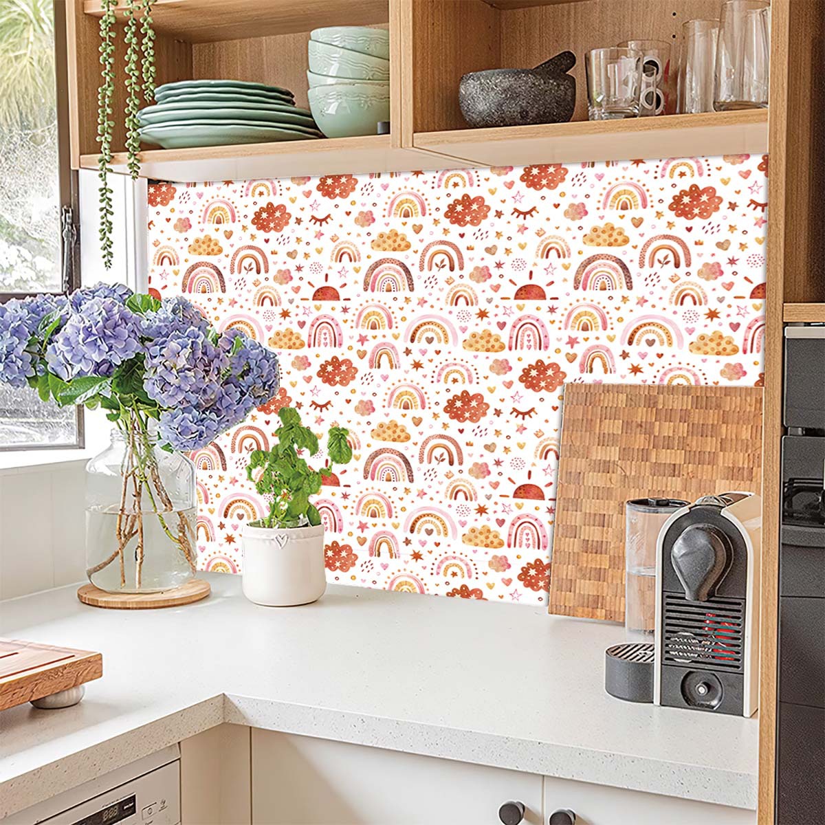 Regenboogbehang Peel and Stick - Baby Nursery Peel And Stick Wallpaper recensie en prijs