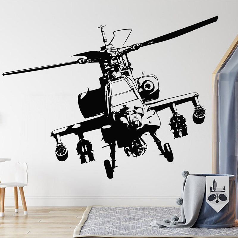 Helikopter militaire muurtatto - Baby Nursery Wallpaper recensie en prijs