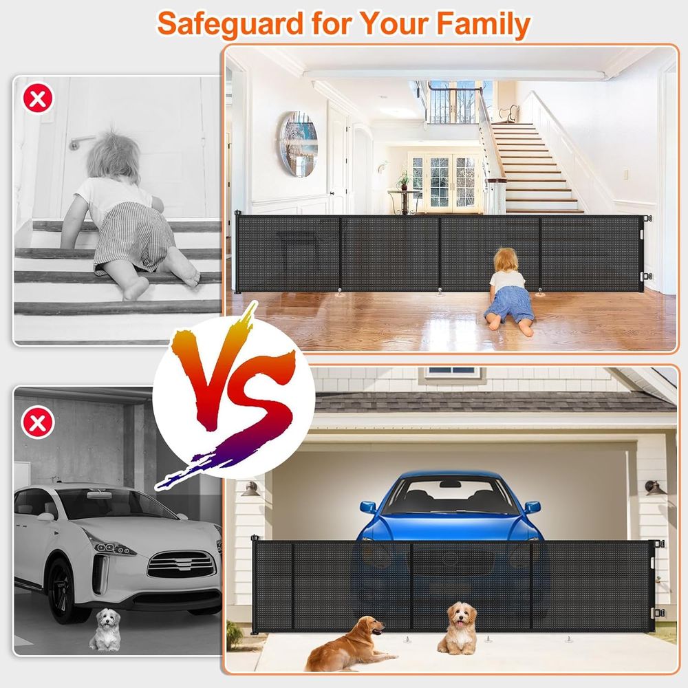 Upgrade 180 inch intrekbare ba - Baby Gate Extra Wide recensie en prijs