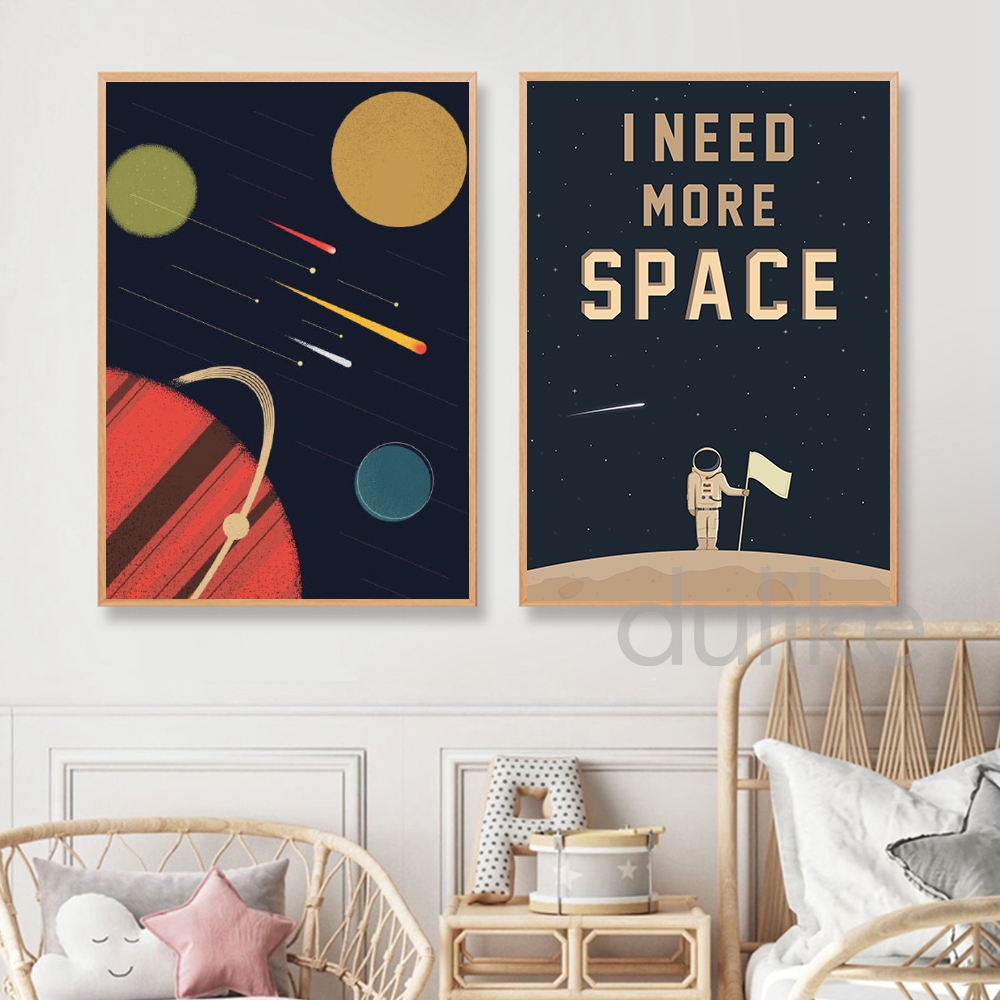 Ruimte Thema Nursery Wall Art  - Baby Nursery Themes Boy recensie en prijs