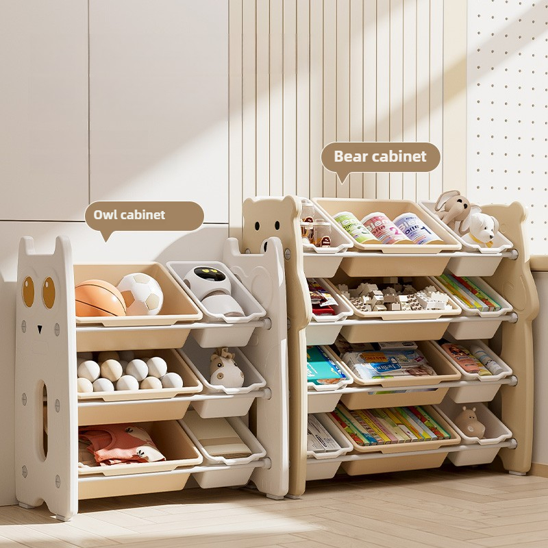 Vloerstaande kinderspeelgoedor - Baby Nursery Bookshelf recensie en prijs