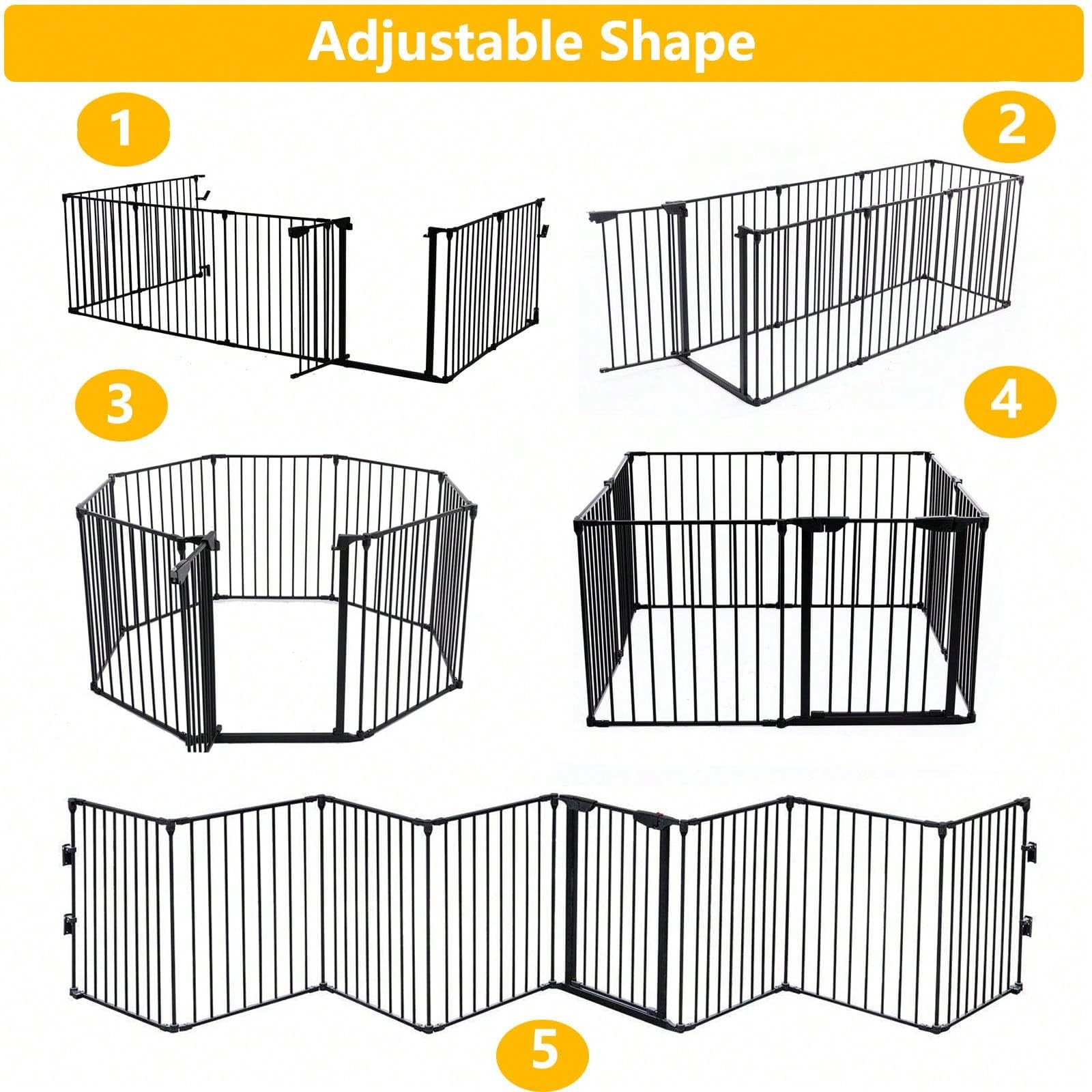 Extra brede zwarte babyhek met - Baby Gate Extra Wide recensie en prijs