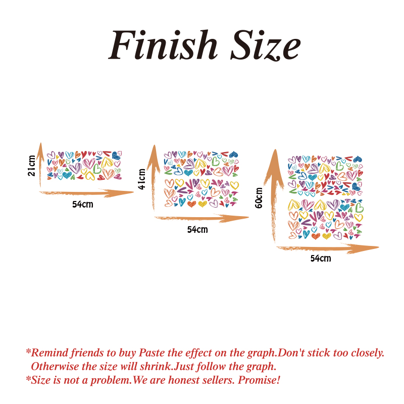 Aquarel hart print muur sticke - Baby Nursery Panelling recensie en prijs