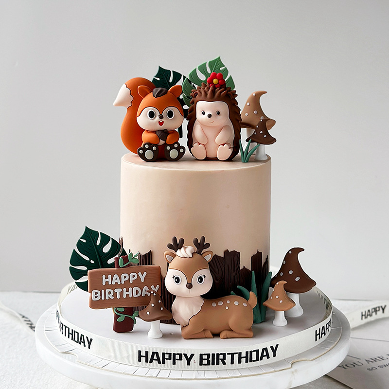 Safari Animal Cake Toppers Set - Baby Nursery Jungle Theme recensie en prijs