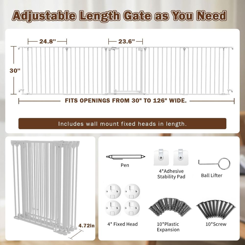 126 inch extra brede babyhek o - Baby Gate Extra Wide recensie en prijs
