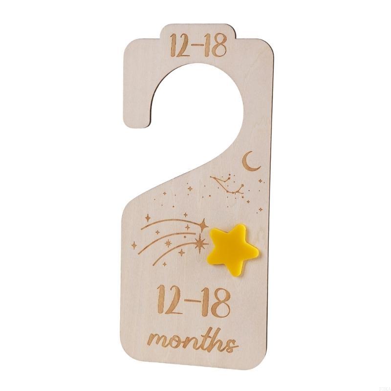 Set 7 houten babyhangerverdele - Baby Nursery Wardrobe recensie en prijs