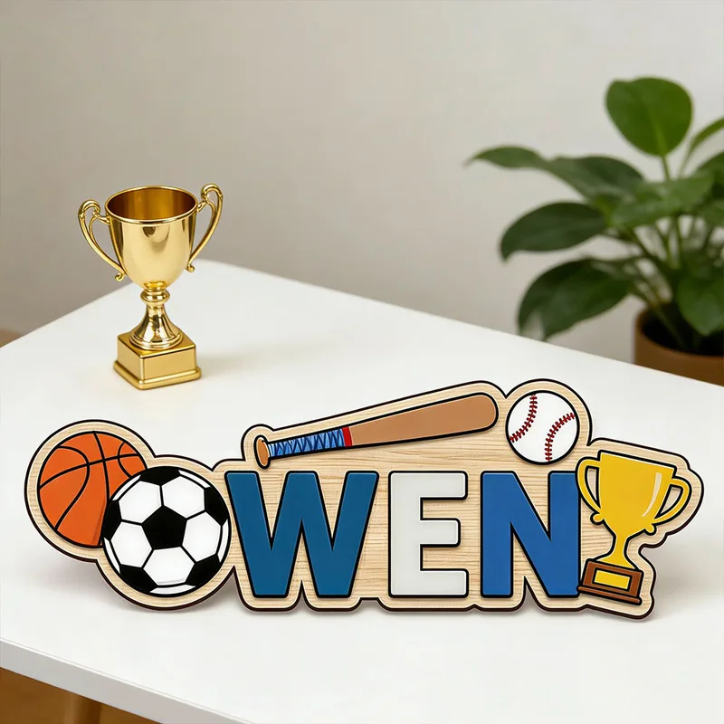 Sportbal trofee thema houten b - Baby Nursery Themes Boy recensie en prijs
