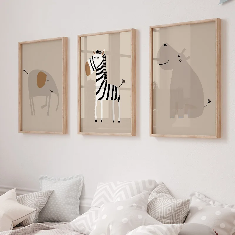1PC Frameloze Leeuw Tijger Oli - Baby Nursery Jungle Animals recensie en prijs