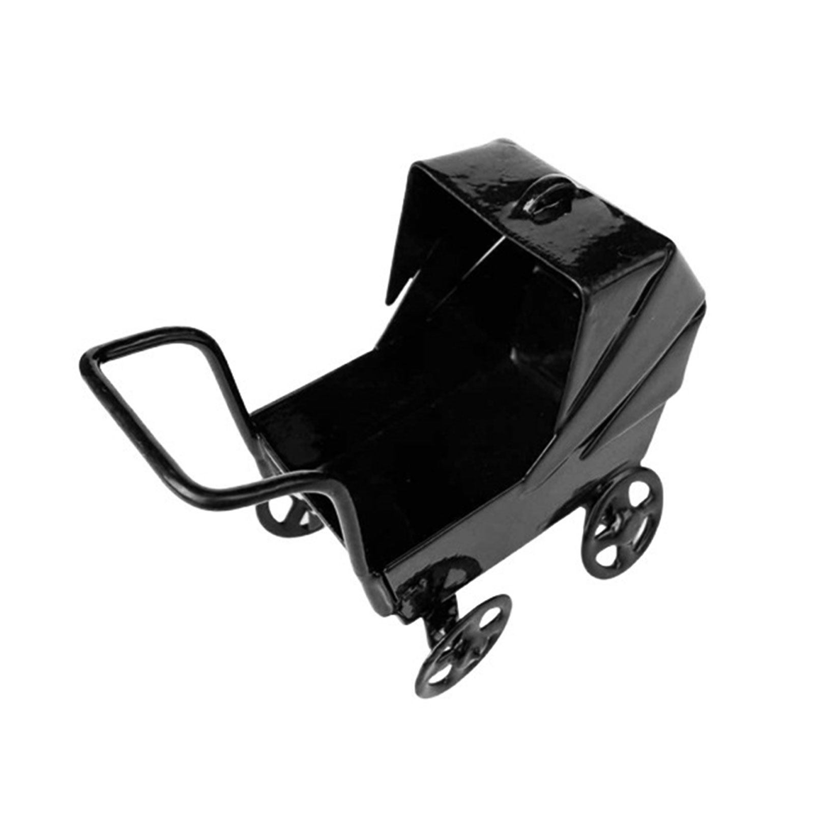 Miniatuur ijzeren kinderwagen  - Baby Nursery Bookshelf recensie en prijs