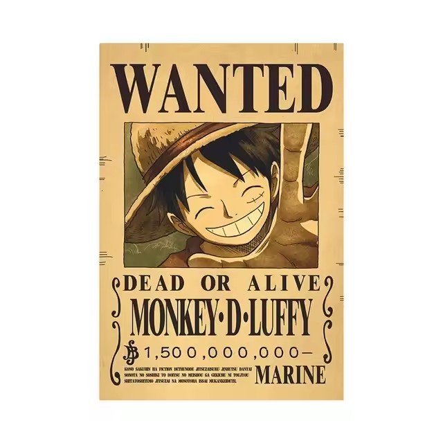 Anime One Piece Bounty Wanted  - Baby Nursery Vinyl recensie en prijs