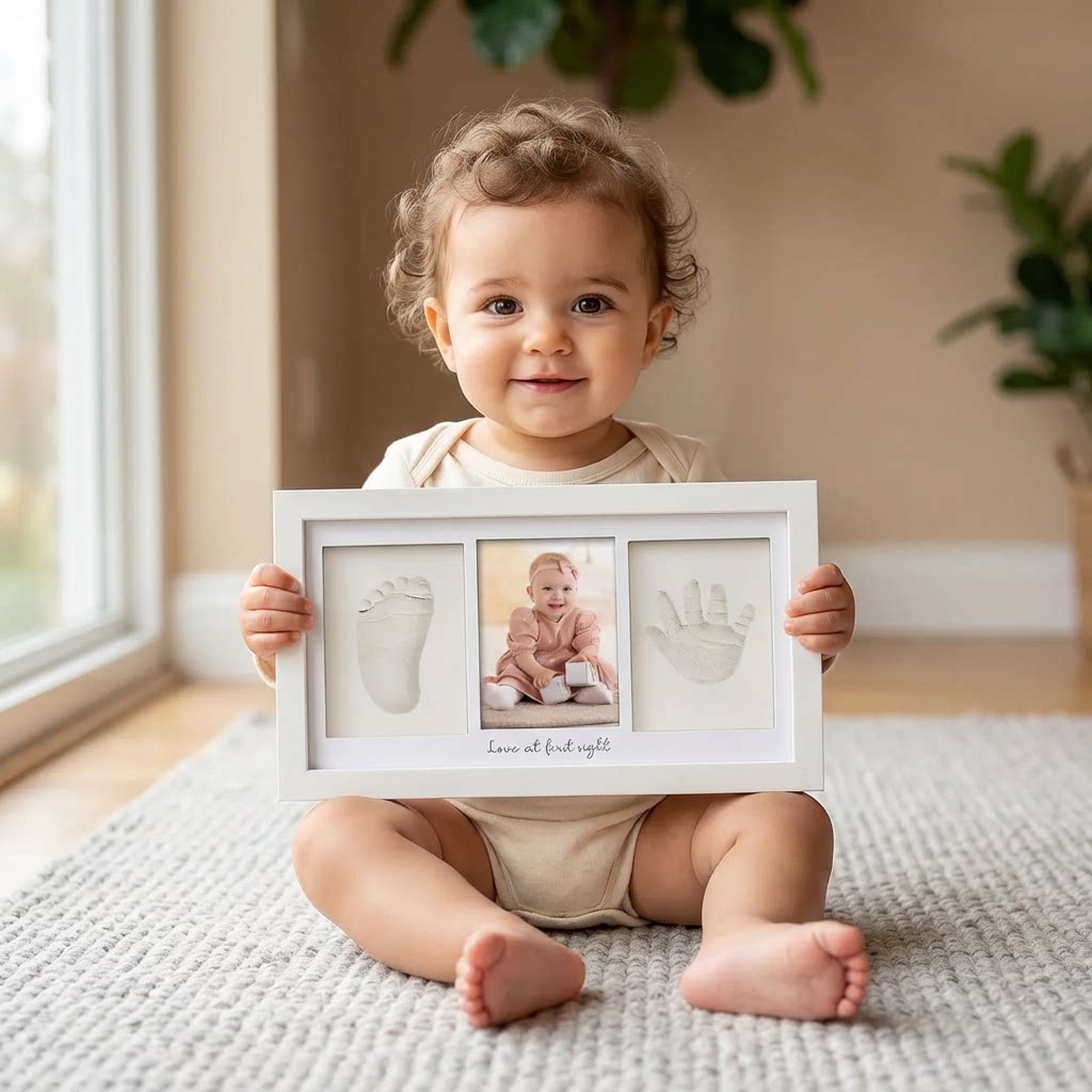 Baby Handafdruk Voetafdruk Kle - Baby Nursery Sets recensie en prijs