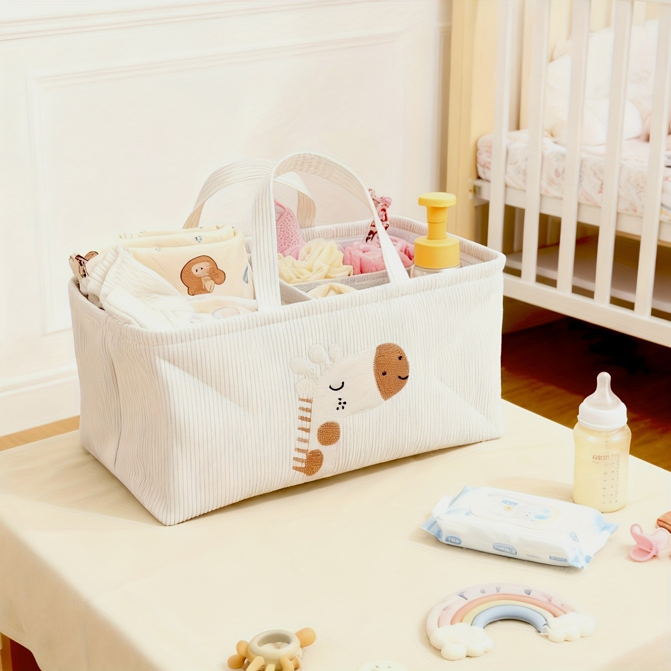 Schattige leeuwen luiers caddy - Baby Nursery Organization Ideas recensie en prijs