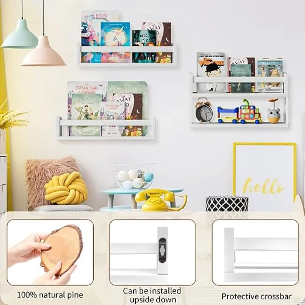 QimCoor kinderkamer boekenplan - Baby Nursery Bookshelf recensie en prijs